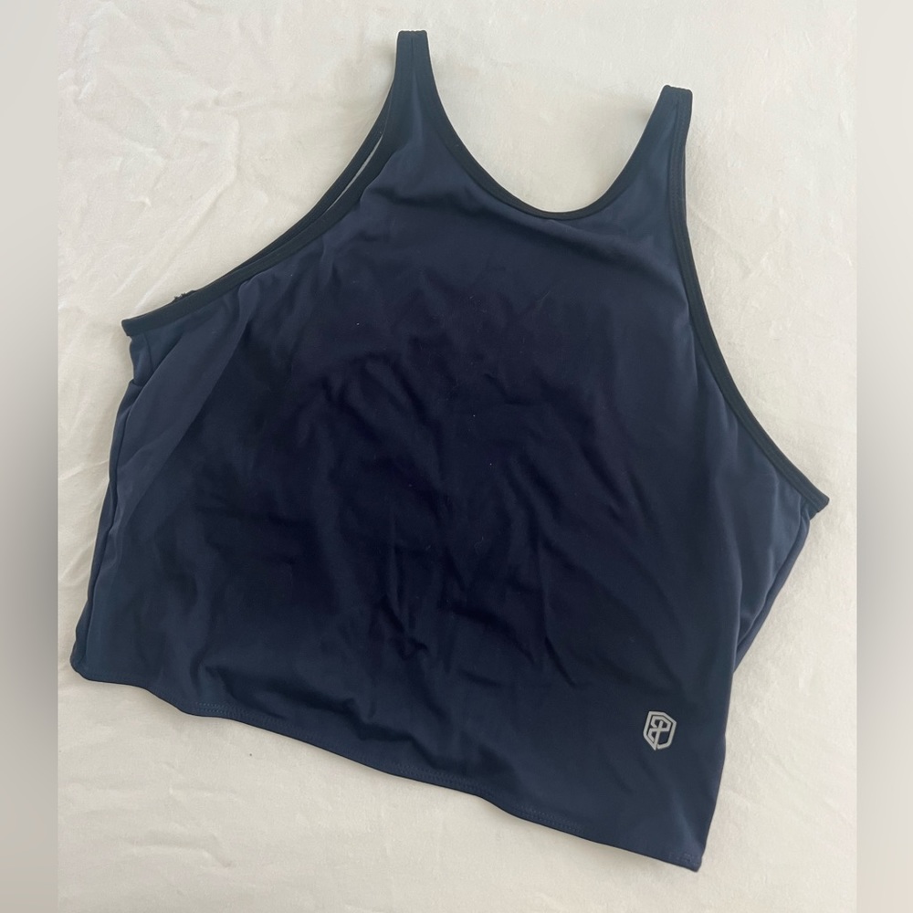 Crop Top Long-Line Sports Bra (Born Primitive)
